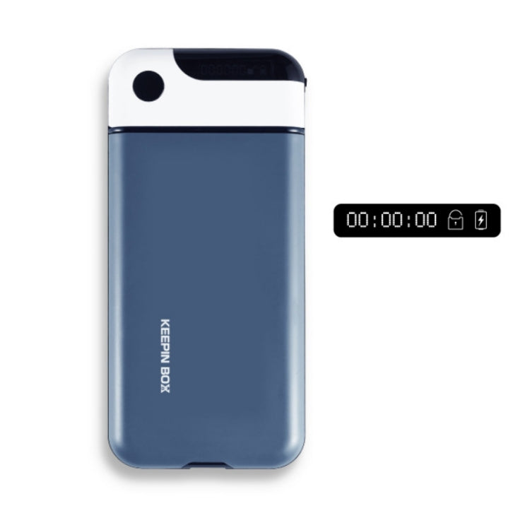 Self-Discipline Phone Timer Lock Box Can Receive Phone Calls, Color: Blue With Backlight