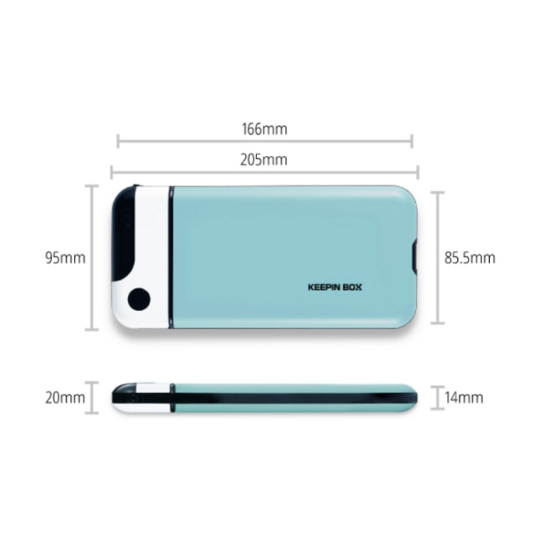 Self-Discipline Phone Timer Lock Box Can Receive Phone Calls, Color: Green Without Backlight