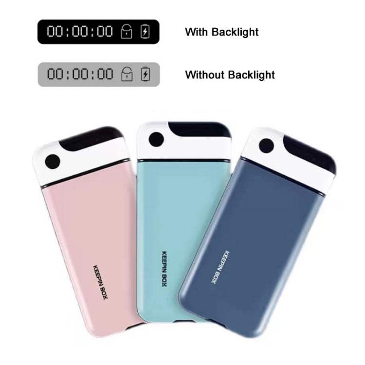 Self-Discipline Phone Timer Lock Box Can Receive Phone Calls, Color: Pink Without Backlight