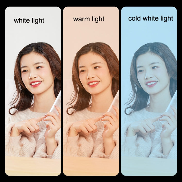 Mobile Phone Portable Beauty Live Four Tube Folding Fill Light, Style: Wire Control Model