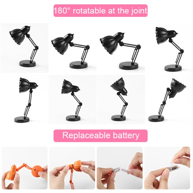 Flower Shape LED Mini Magnetic Table Lamp Foldable Bedside Night Light