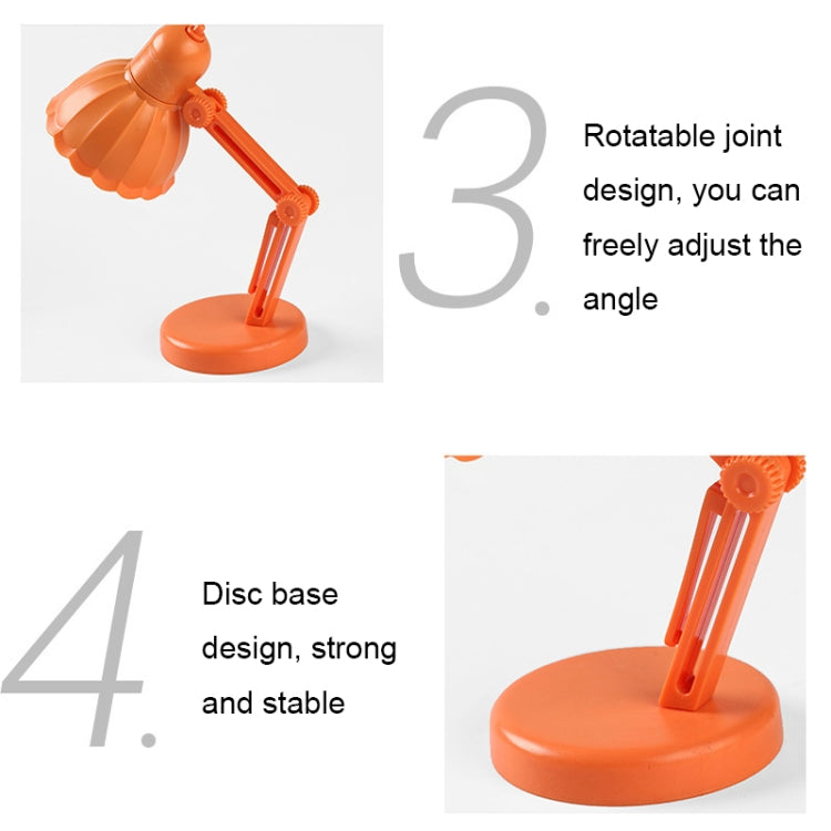 Flower Shape LED Mini Magnetic Table Lamp Foldable Bedside Night Light
