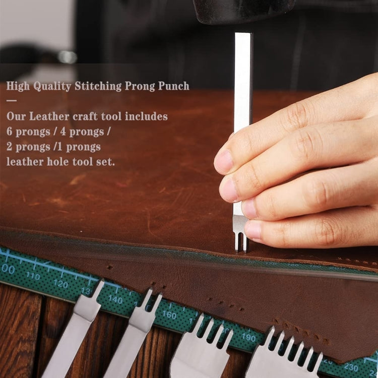 48 In 1 Handmade Leather DIY Tool Set Sewing Craft Tool Set
