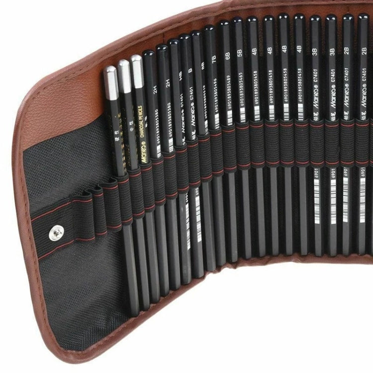 YGSM-30 Sketch Pencil Set Art Sketch Pencil Drawing Tools, Spec: 30pcs/set