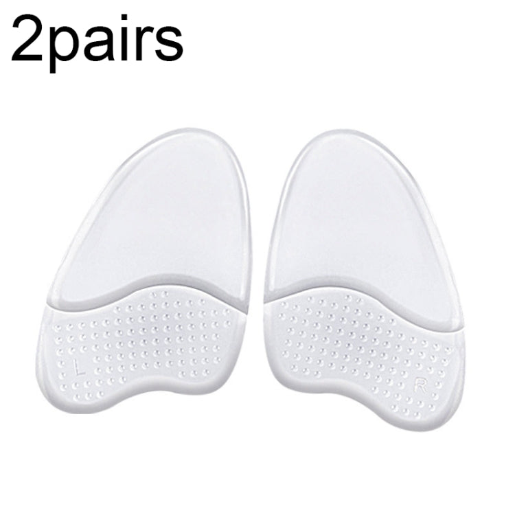 2pairs GEL Sweat-absorbing and Breathable Forefoot Pad High Heels Anti-slip Mat