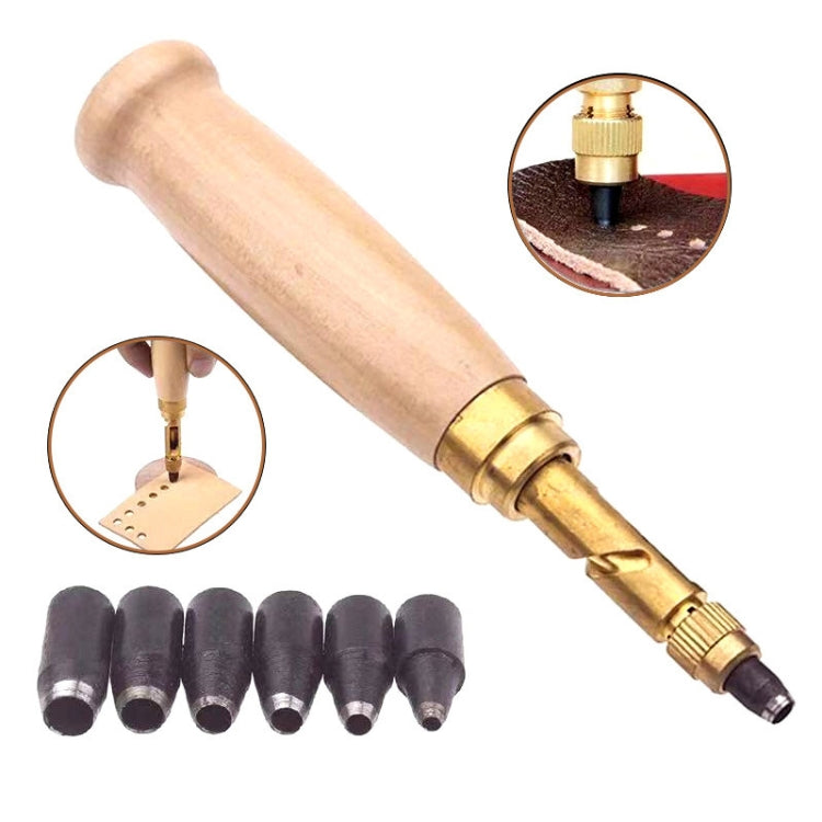 6 In 1 Automatic Belt Punch Punching Multi-scalp Anechoic Belt Punch