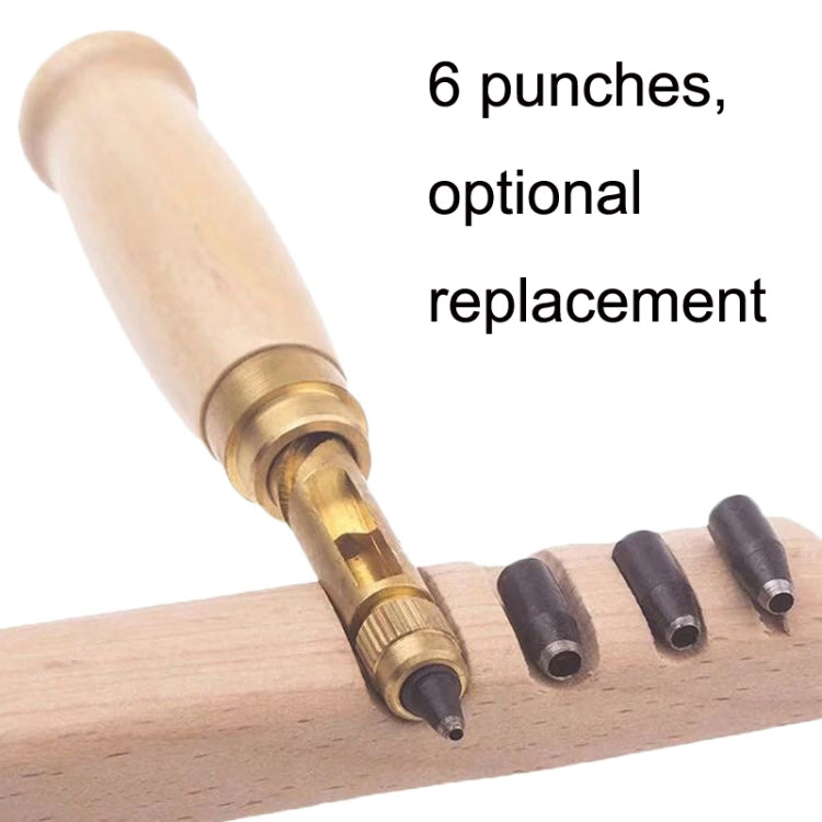 6 In 1 Automatic Belt Punch Punching Multi-scalp Anechoic Belt Punch