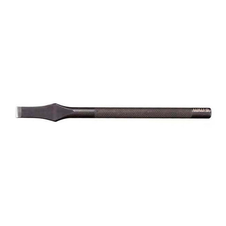 ER018 2pcs Card Position Cut Cowhide Leather Word Cut DIY Tool, Size: 6mm