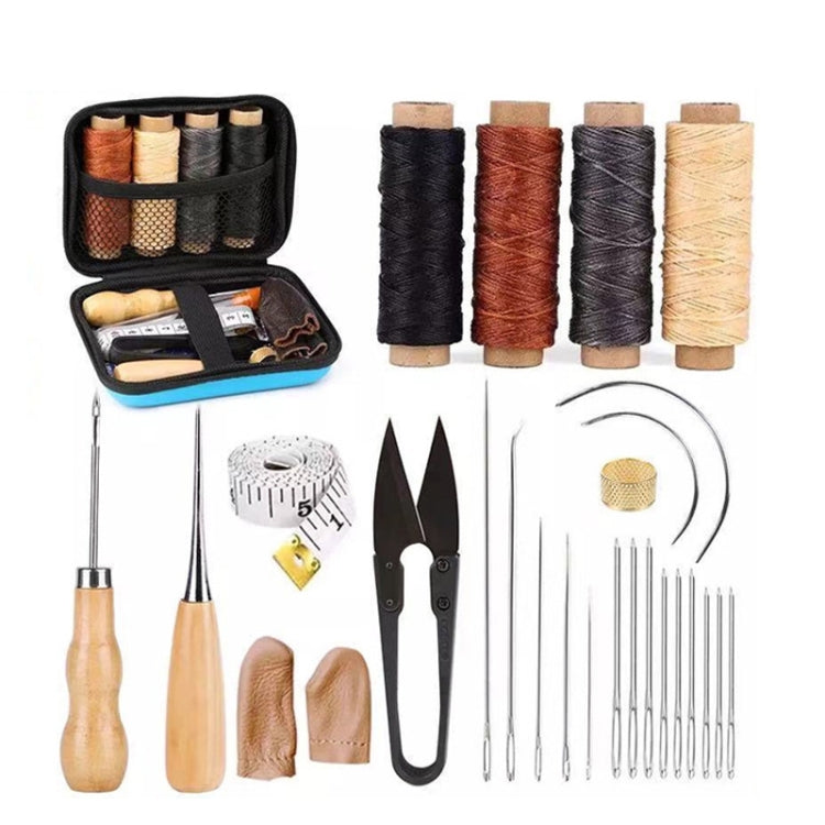 ER109 28 In 1 Handmade Leather DIY Tool Set Sewing Craft Tool Set
