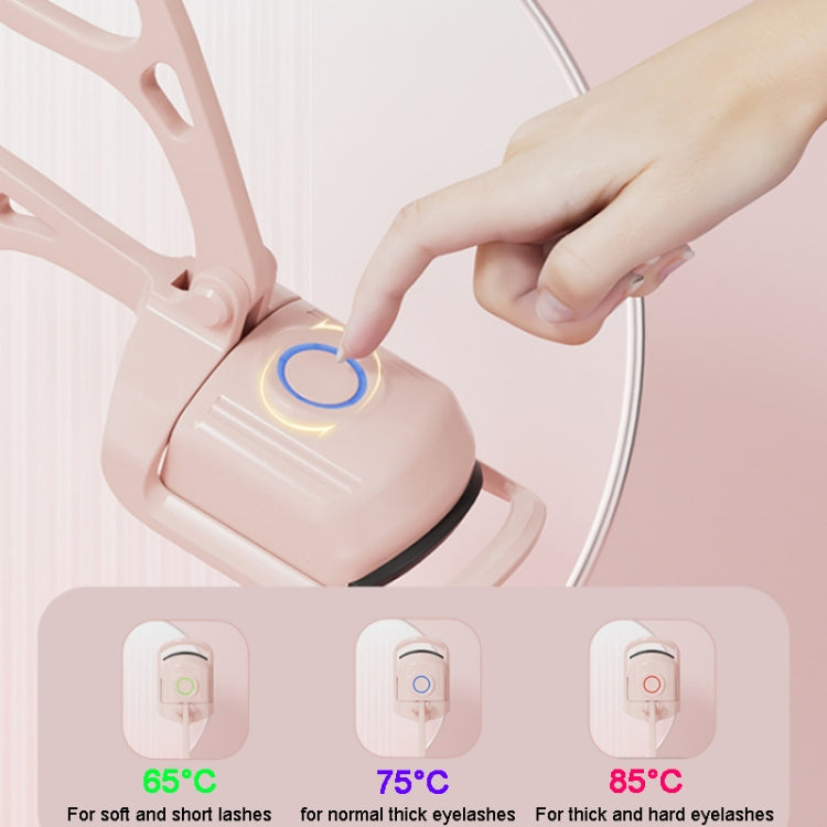Electric Heated Eyelash Curler Temperature Adjustable Quick Heat Eyelash Curling Clamp