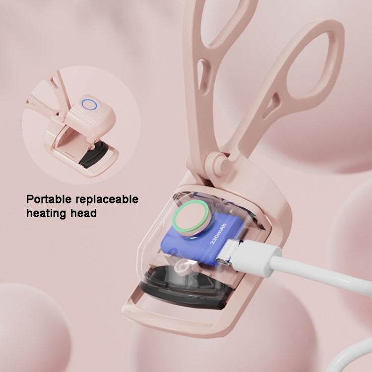 Electric Heated Eyelash Curler Temperature Adjustable Quick Heat Eyelash Curling Clamp