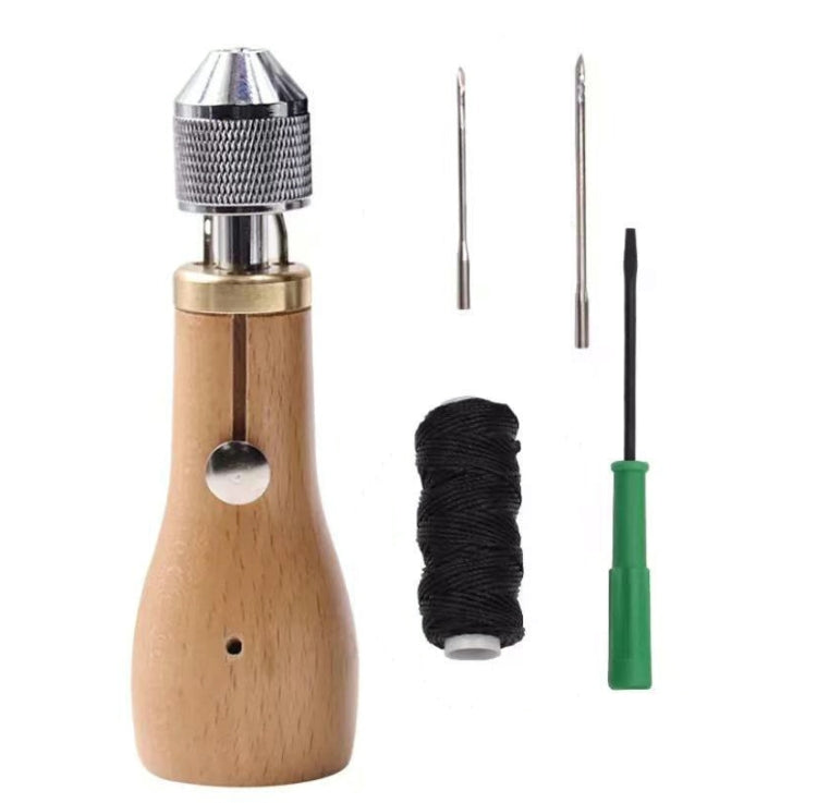 Leather Hand Seam Sewing Machine DIY Leather Carving Stitching Tool Device