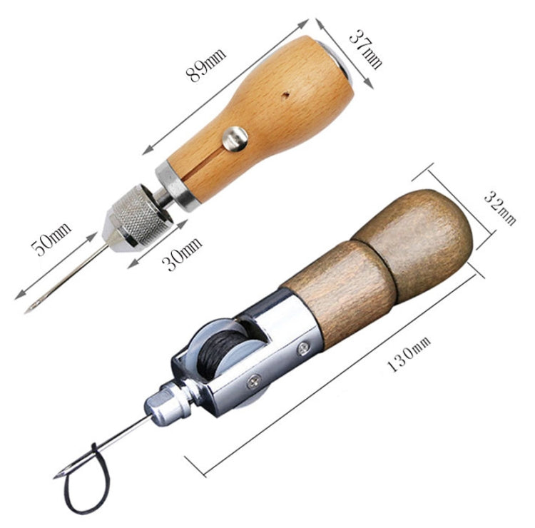 Leather Hand Seam Sewing Machine DIY Leather Carving Stitching Tool Device