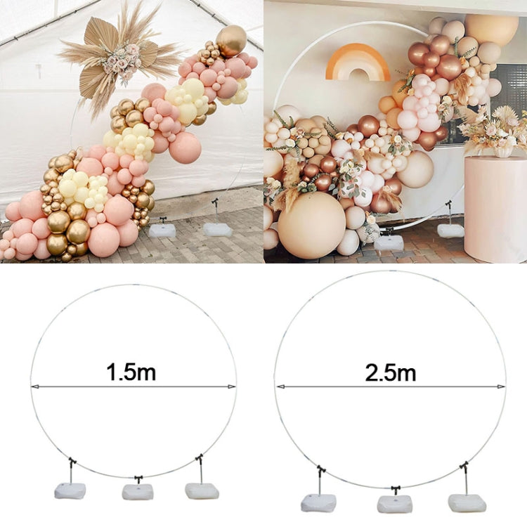 Round Balloon Arch Kit  Adjustable Arch Frame with Base Party Column Stand Set, Size: 2m
