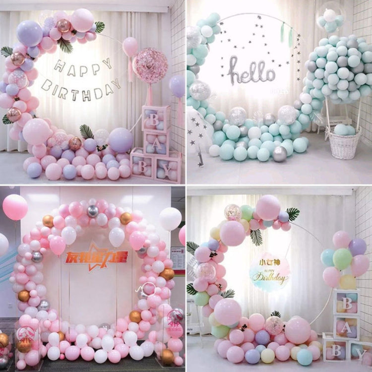 Round Balloon Arch Kit  Adjustable Arch Frame with Base Party Column Stand Set, Size: 2m
