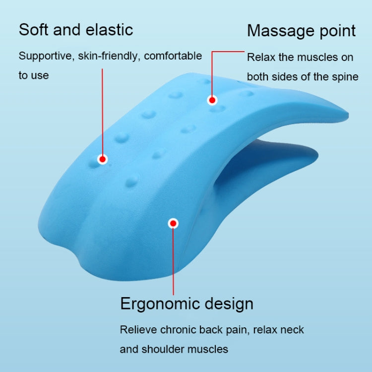 Lumbar Massage Corrector Spine and Cervical Stretch Physiotherapy Cushion(30.8x23x8cm)
