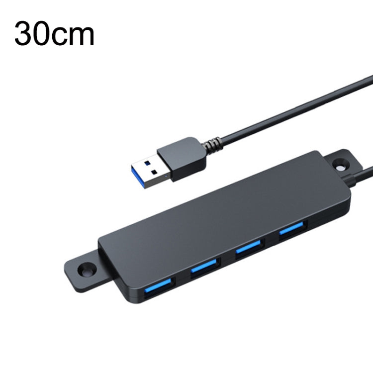 HS080-R USB3.0 30cm 4 Ports Collection High Speed HUB Extensors