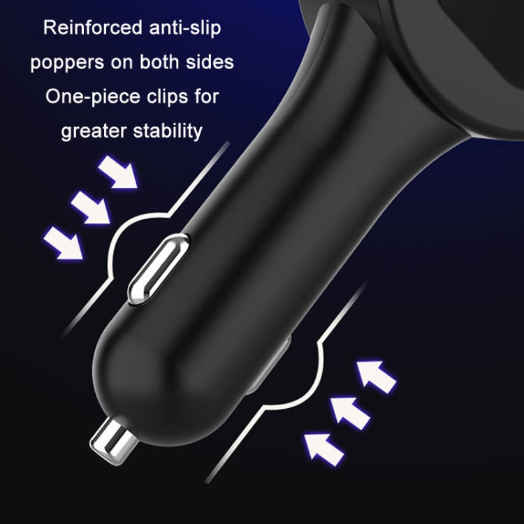 3 In 1 3.1A Dual USB Single Pull Retractable Fast QC3.0 Car Charger