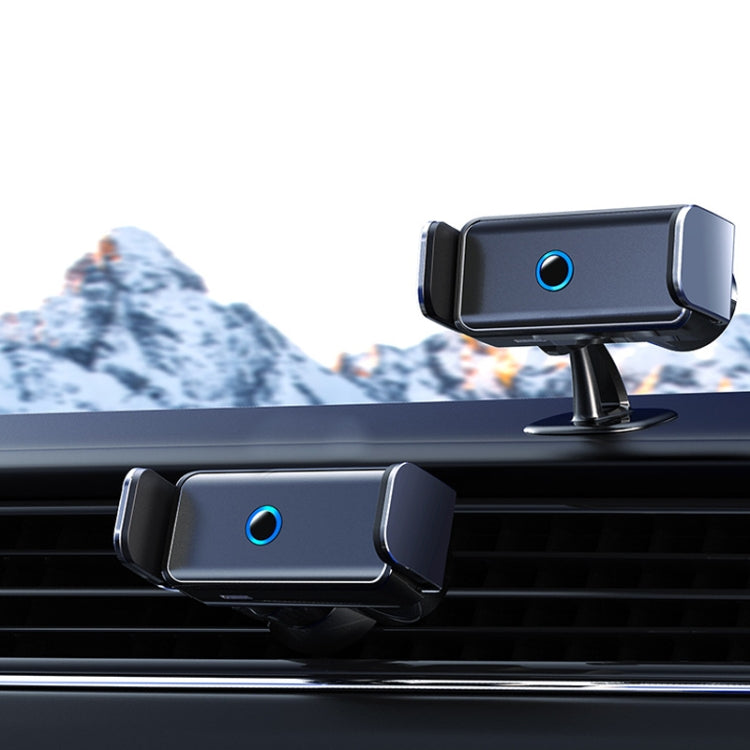 Car Air Outlet Smart Navigation Electric Mobile Phone Holder, Color: 660 Gray