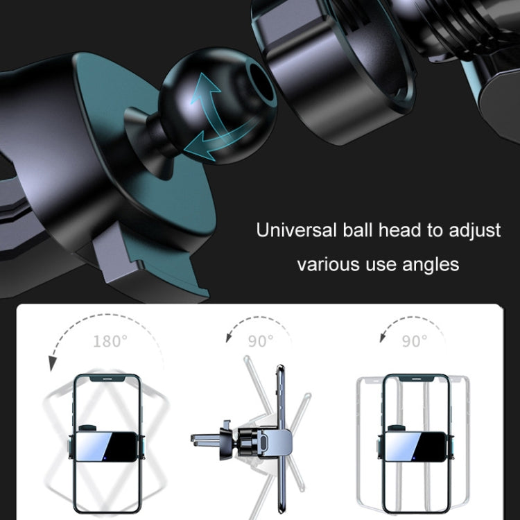 Car Air Outlet Smart Navigation Electric Mobile Phone Holder, Color: 661 Clamping