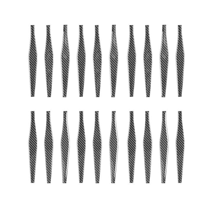 For Chevrolet Corvette C8 20pcs /Set Wheel Trim Stickers - Black