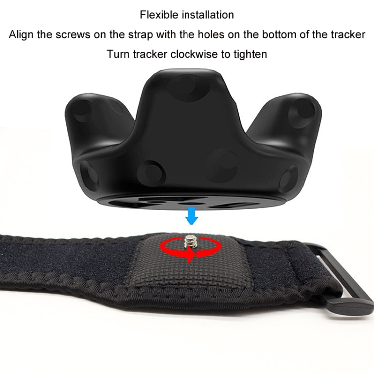 For HTC Vive Tracker VR Game Tracker Strap Accessories, Style: 2 Wristband+1 Belt