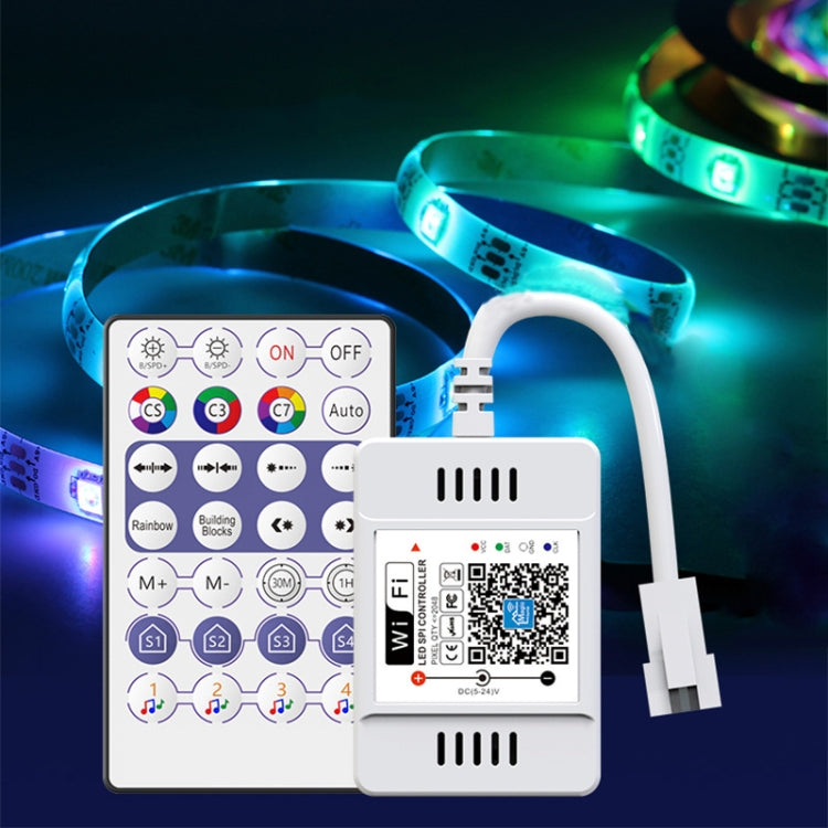 WIFI Wireless Symphony Light Bar Music Smart APP 2.4G Controller, Specification: Single Head