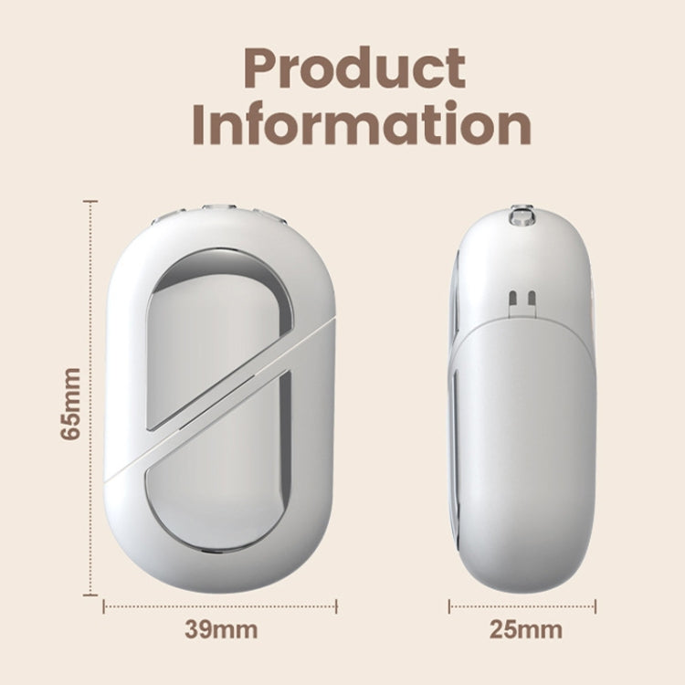 KS-ZMY02 LCD Display Rotatable Heart-shaped Smart Sleep Instrument(Milky)