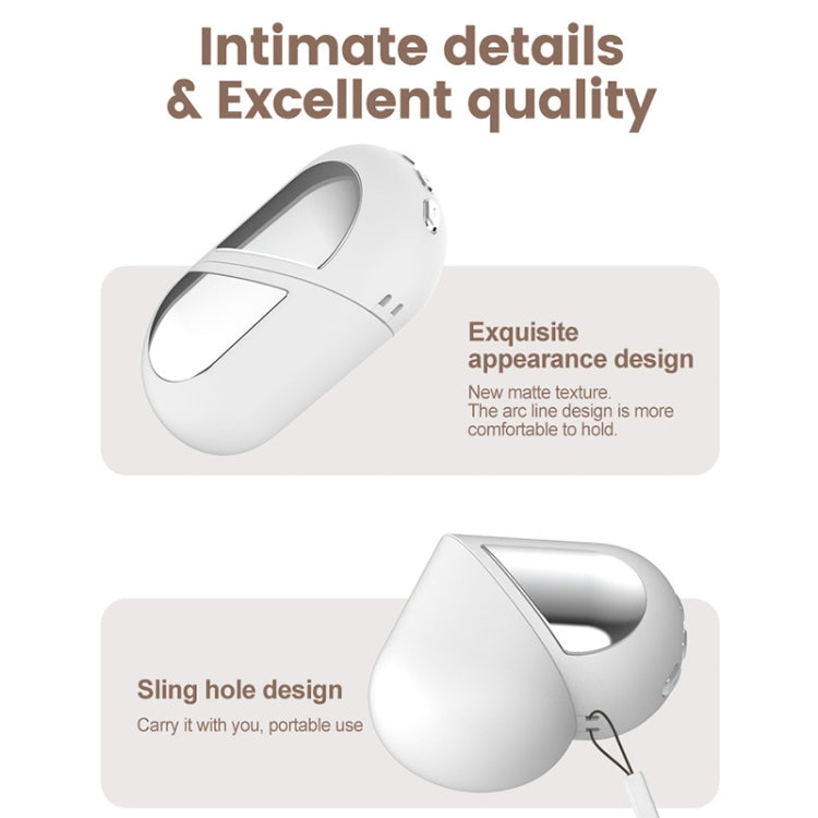 KS-ZMY02 LCD Display Rotatable Heart-shaped Smart Sleep Instrument(Milky)