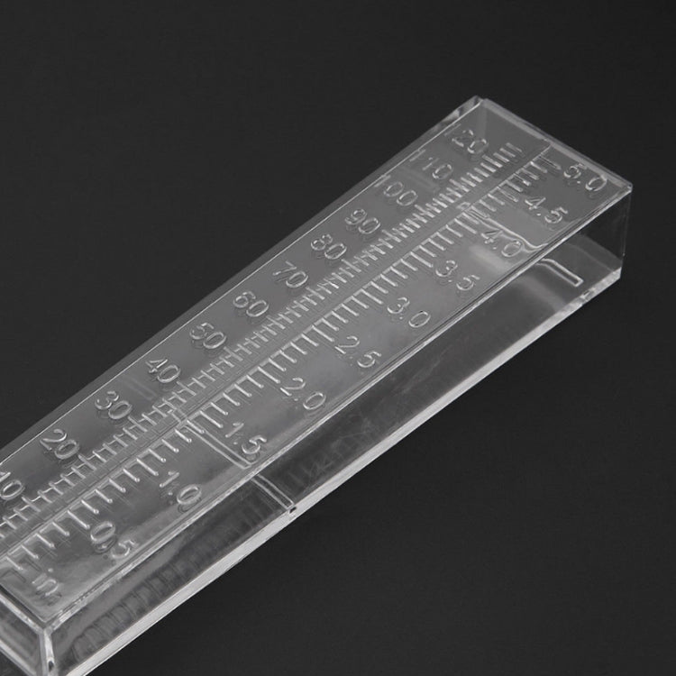 2pcs Plastic Transparent Outdoor Garden Rain Gauge Measuring Tool(25x4.5x2.7cm)