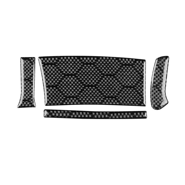 For Infiniti G37/G25/Q60 4pcs /Set Right-Hand Drive Steering Wheel Button Left Cover Sticker - Black