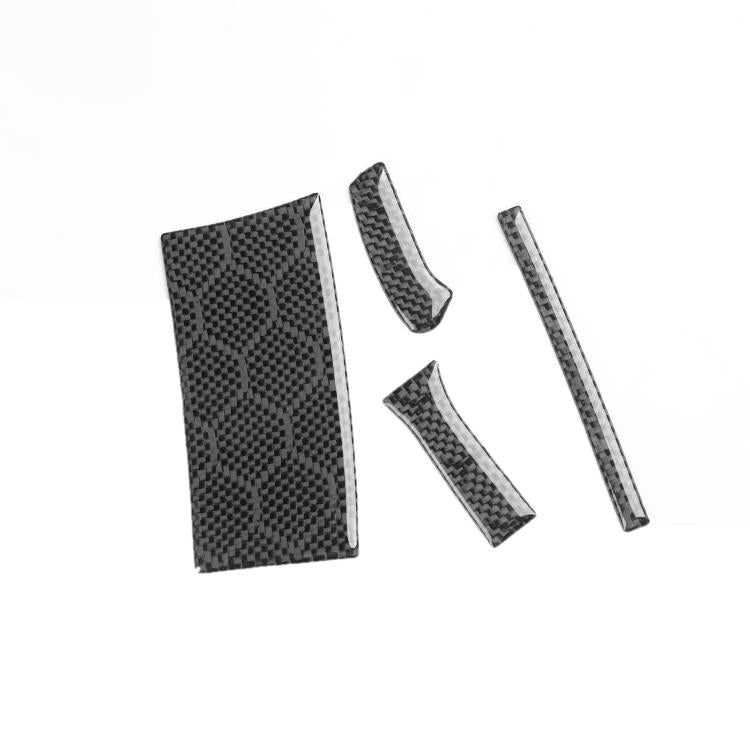 For Infiniti G37/G25/Q60 4pcs /Set Right-Hand Drive Steering Wheel Button Left Cover Sticker - Black