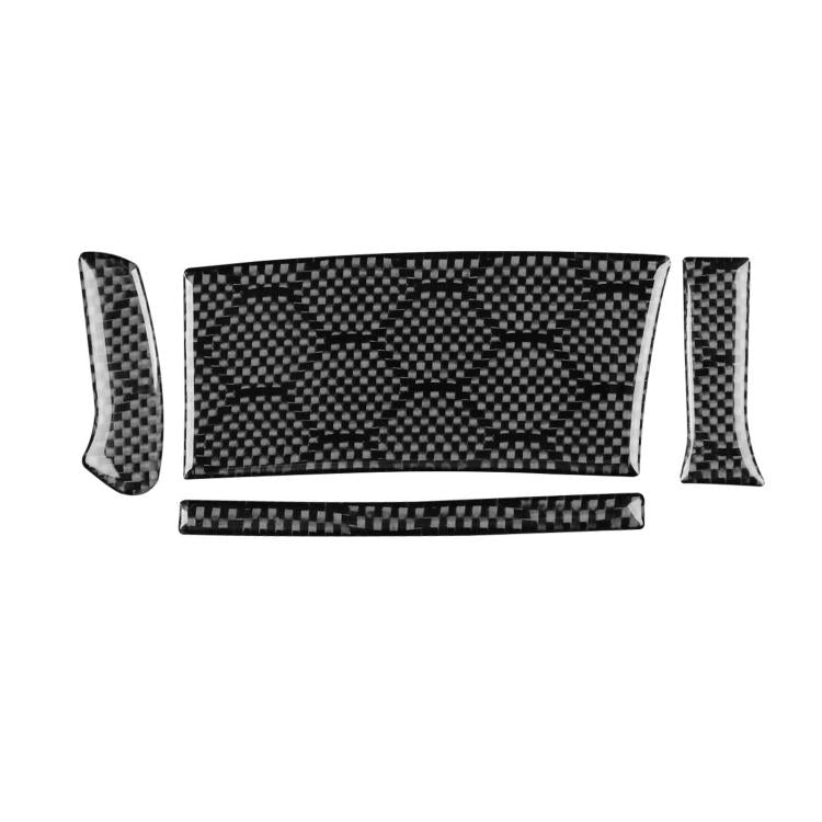 For Infiniti G37/G25/Q60 4pcs /Set Left-hand Drive Steering Wheel Button Left Cover Sticker - Black