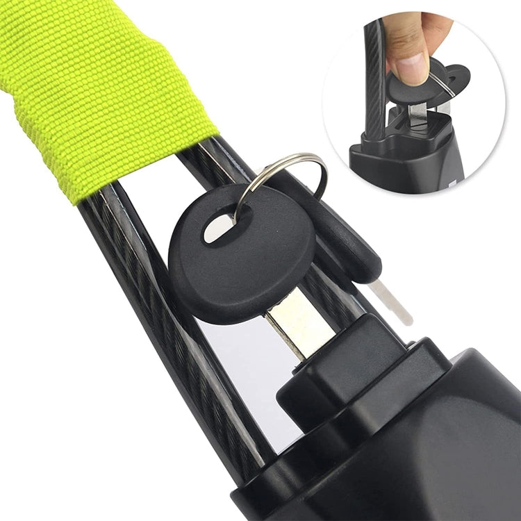 S308 Car Steering Wheel Wire Rope Lock Security Anti-theft Locks