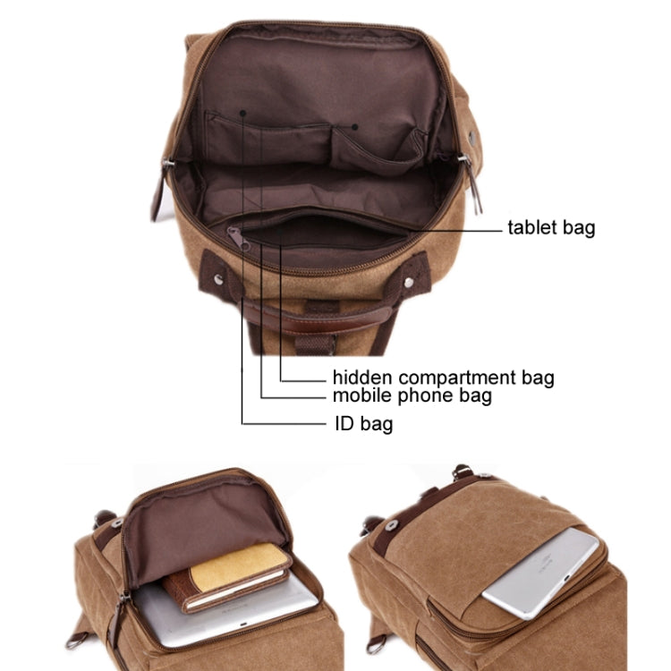 Outdoor Travel Messenger Canvas Chest Bag, Color: Blue