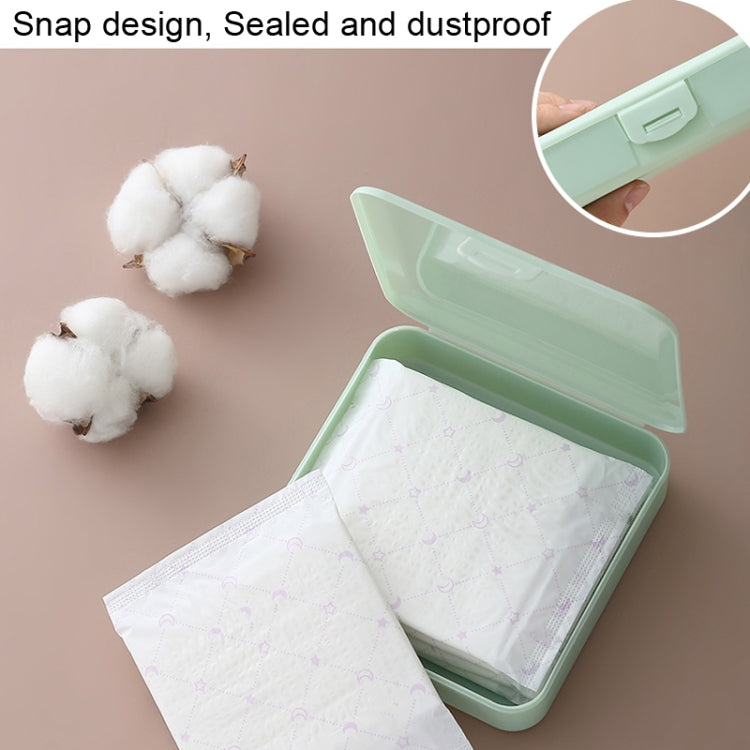 2pcs Portable Large Capacity Waterproof Sanitary Napkin Storage Box