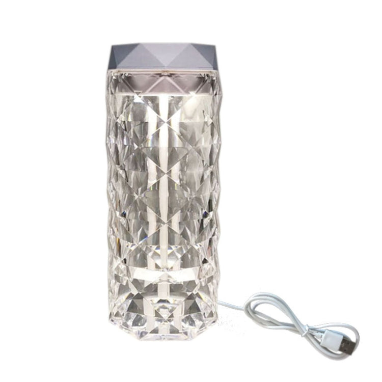 900ml Crystal Rose Lamp Humidifier Desktop Ambient Light Aromatherapy Machine