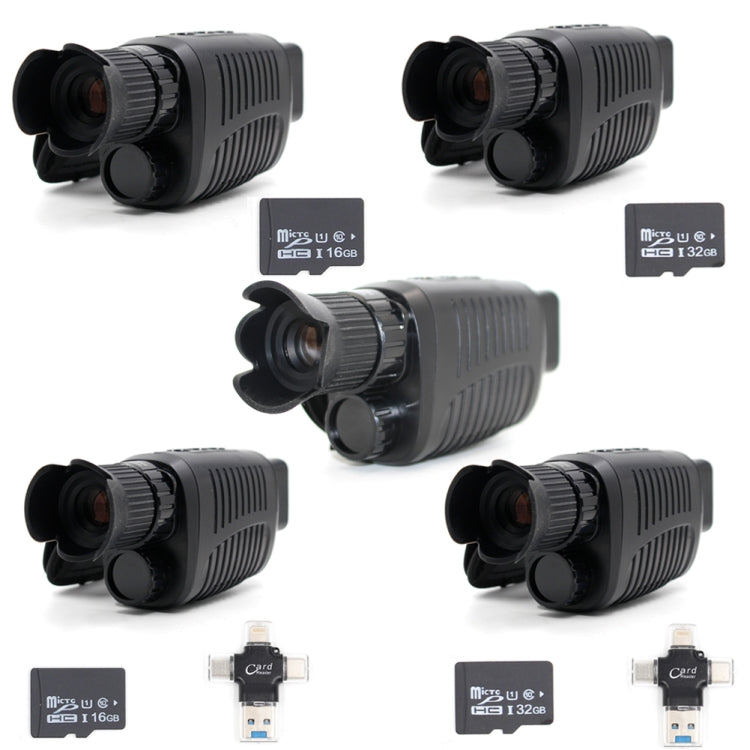 Video Pictures 5X HD 1080P Digital Night Visual Instrument Infrared Single Tube Binoculars+16G Memory