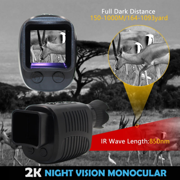 Video Pictures 5X HD 1080P Digital Night Visual Instrument Infrared Single Tube Binoculars+32G Memory+4 in 1 Reader