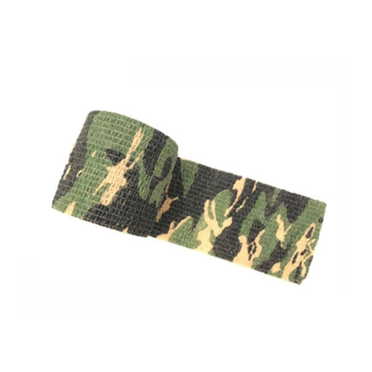 5pcs Self-adhesive Non-woven Outdoor Camouflage Tape Bandage 4.5m x 5cm
