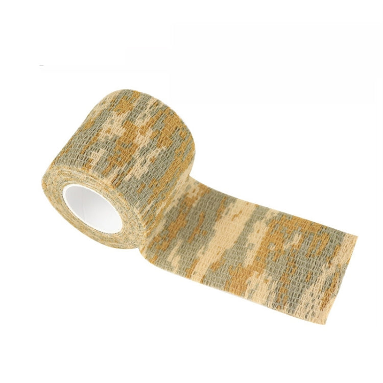 5pcs Self-adhesive Non-woven Outdoor Camouflage Tape Bandage 4.5m x 5cm