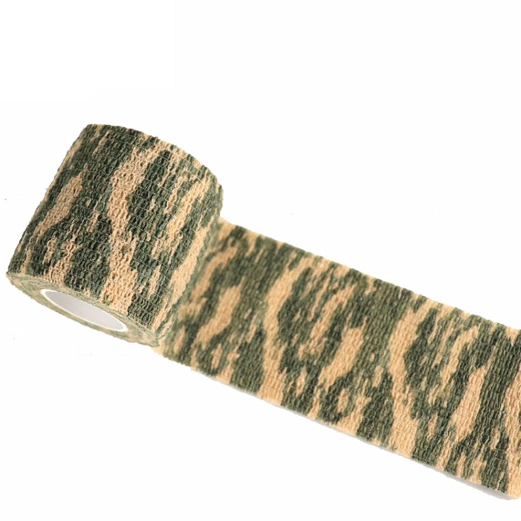 5pcs Self-adhesive Non-woven Outdoor Camouflage Tape Bandage 4.5m x 5cm