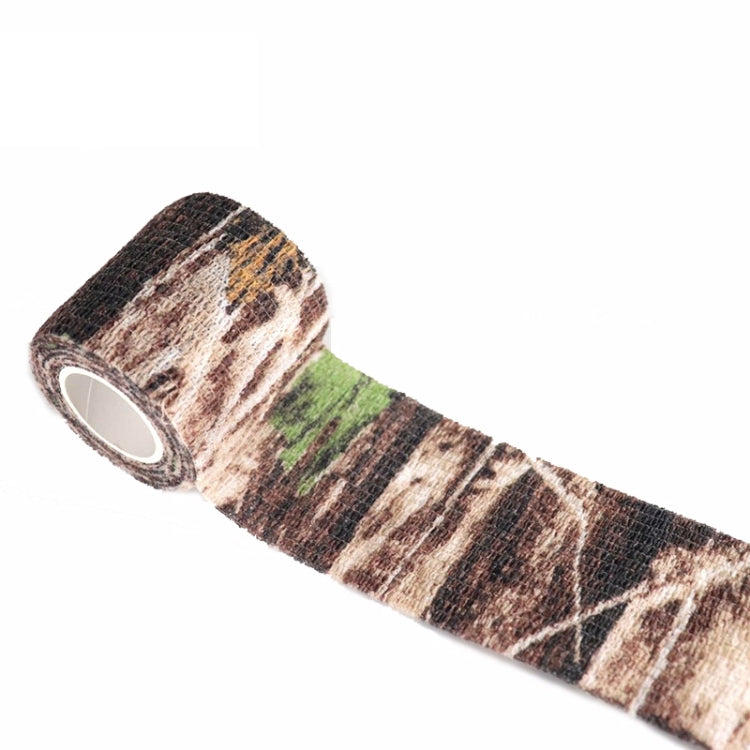 5pcs Self-adhesive Non-woven Outdoor Camouflage Tape Bandage 4.5m x 5cm
