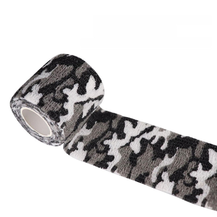 5pcs Self-adhesive Non-woven Outdoor Camouflage Tape Bandage 4.5m x 5cm