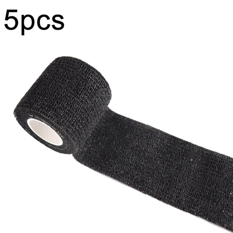 5pcs Self-adhesive Non-woven Outdoor Camouflage Tape Bandage 4.5m x 5cm
