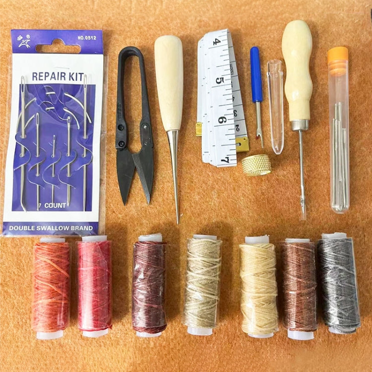 32 in 1 Hand Sew DIY Leather Goods Sewing Kit Set