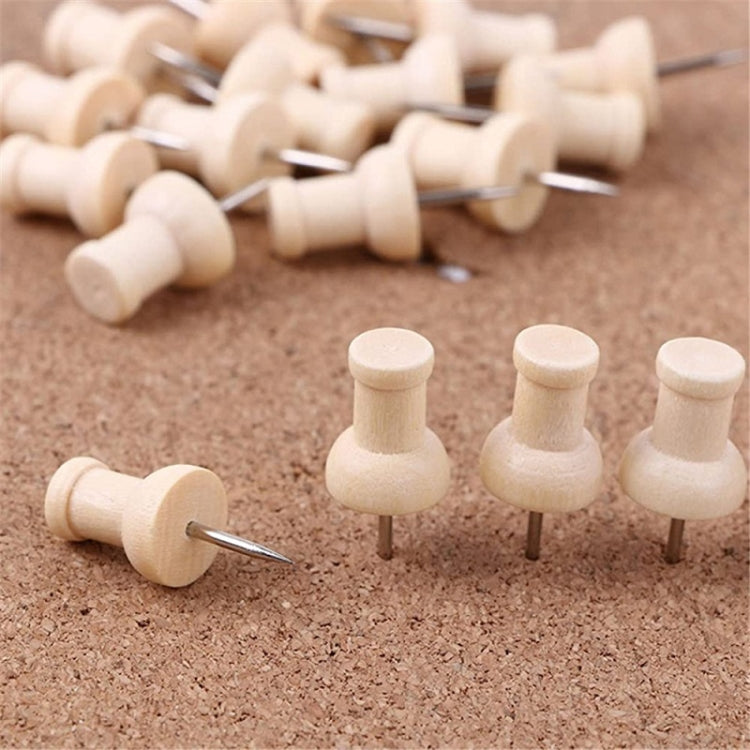 2sets Wooden Log Thumbtack Set Sticky Note Fixed Tack, Specification: 5 Grid Box