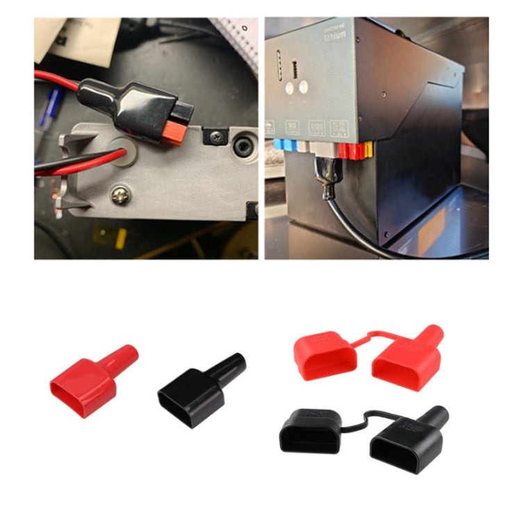 5pcs SG50A 600V UPS Power Connector Joint PVC Rubber Sleeve, Specification: Second Generation Red