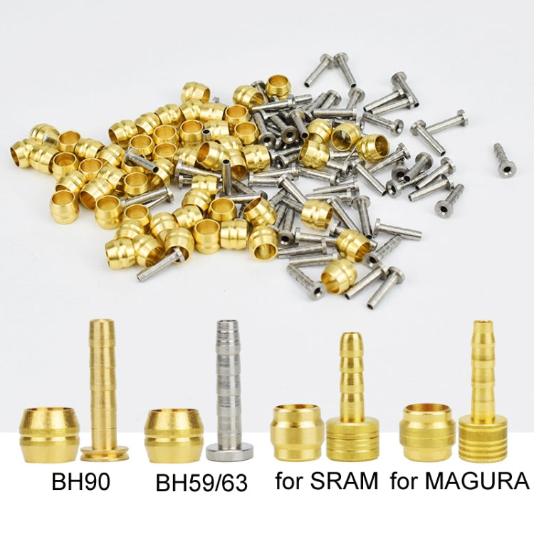 for SRAM Olive Head+Oil Needle  50pcs Mountain Bike Hydraulic Disc Brakes Olive Head+Oil Needle/Pipe