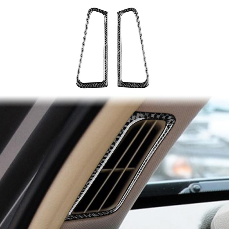 For Infiniti G35/G37/G25/Q60 2pcs /Set Universal Defogger Air Outlet Sticker For Left And Right Drive - Black